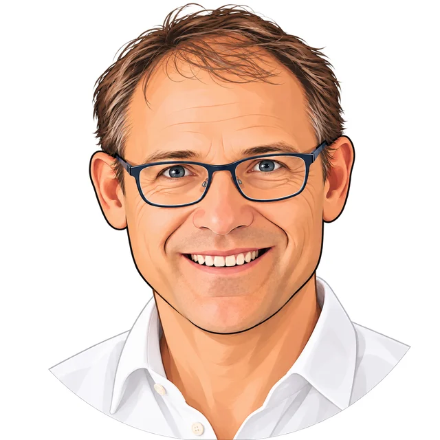 Illustriertes Porträt von Dr. med. Christoph Schroeder