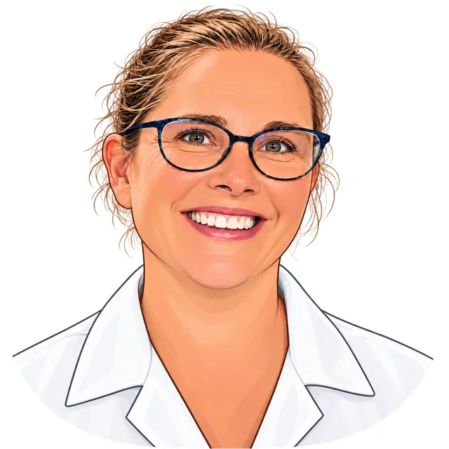Illustriertes Porträt von Dr. med. univ. Johanna Schöller