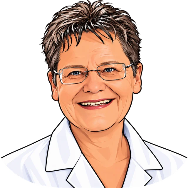 Illustriertes Porträt von Dr. med. Uta Kehr